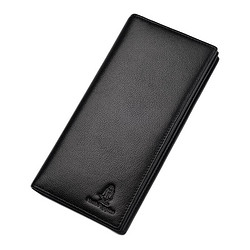 puppies 暇步士 男士牛皮长款钱包 hc-1811608w-571 黑色多少钱-什么