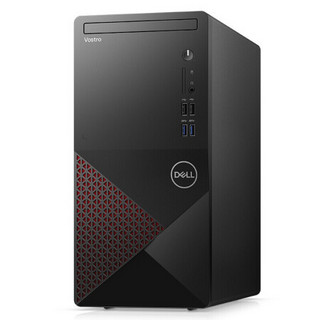 DELL 戴尔 灵越 3891 十代酷睿版 商务台式机 黑色 (酷睿i3-10105、GT 710、16GB、256GB SSD+1TB HDD、风冷)