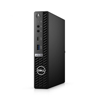 DELL 戴尔 OptiPlex 7080 MFF 精悍版 台式机 黑色(酷睿i5-10500T、核芯显卡、4GB、256GB SSD、风冷)