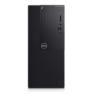 DELL 戴尔 OptiPlex 3060MT 八代酷睿版 商务台式机 黑色 (酷睿i3-8100、核芯显卡、8GB、256GB SSD、风冷)