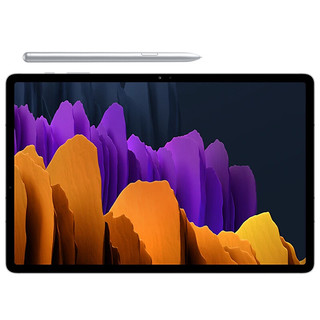 SAMSUNG 三星 Galaxy Tab S7+ 12.4英寸 Android 平板电脑（2880*1752dpi、骁龙865+、8GB、256GB、WiFi版、冷山灰、SM-T970）