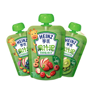 Heinz 亨氏 乐维滋系列 果泥 5口味 120g*5袋