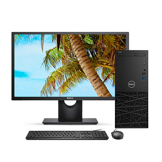 DELL 戴尔 成铭 3980 八代酷睿版 23.8英寸 商务台式机 黑色 (酷睿i5-8500、核芯显卡、8GB、1TB HDD、风冷)