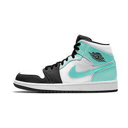 AIR JORDAN 正代系列 Air Jordan 1 MID 男子篮球鞋 554724-132 蒂芙尼绿