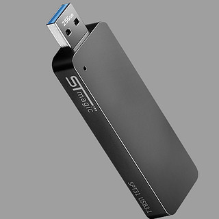 STmagic 赛帝曼克 SPT31 ADC版 SATA 3 M.2移动固态硬盘 256GB USB3.1