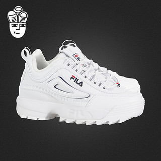 FILA Disruptor II Logo Reveal 斐乐男女鞋 时尚运动休闲鞋 3fm01010-125 36.5