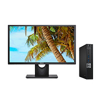 DELL 戴尔 OptiPlex 3060MFF 23.8英寸 台式机 黑色(酷睿i3-8100、核芯显卡、4GB、128GB SSD、风冷)