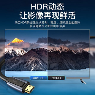 UNITEK 优越者 HDMI线2.1版 8K数字高清线 4K120Hz 2K144Hz笔记本机顶盒接电视投影视频连接线1.5米 C1038ABK