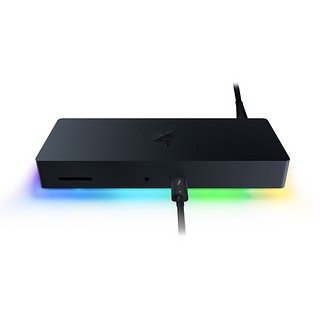 雷蛇（Razer）雷电4扩展坞幻彩版 Dock USB转换器HUB适用于笔记本电脑苹果Mac