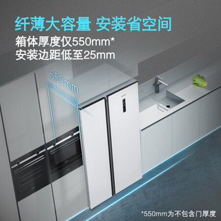 SIEMENS 西门子 KA50NE20TI+WG42A2Z01W 502升超薄+9kg除菌 变频冰洗套装