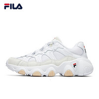 FILA 斐乐官方复古跑鞋  JAGGER爪爪鞋 老爹鞋女子休闲鞋女鞋 集团白-WT-F12W011411F 36.5