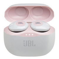 JBL 杰宝 TUNE120 TWS 入耳式真无线动圈蓝牙耳机 粉色