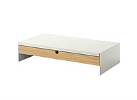 IKEA/宜家 ELLOVEN 爱洛文 带抽屉显示器台座 白色