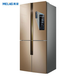 meling美菱bcd505wpu9cx十字双开门冰箱