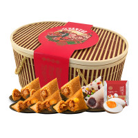 久知味 端午嘉兴粽子竹篮篮子礼盒 1260g
