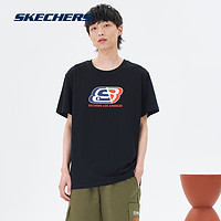 SKECHERS 斯凯奇 L121U173 男女同款短袖T恤