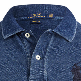 RALPH LAUREN 拉尔夫·劳伦 女士短袖POLO衫 WMPOKNINN810039 海军蓝 S