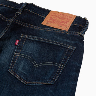 Levi's 李维斯 经典五袋款系列 511 男士牛仔长裤 04511-2306 深牛仔色 30/32