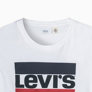 Levi's 李维斯 女士圆领短袖T恤 17369-0297 白色 M