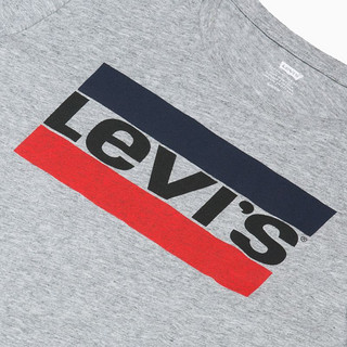 Levi's 李维斯 女士圆领短袖T恤 17369-0303 烟灰色 S