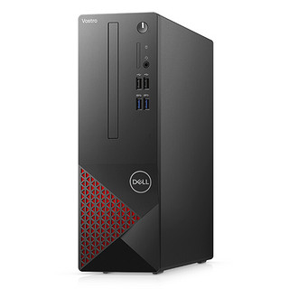 DELL 戴尔 成就 3681 十代酷睿版 27英寸 商务台式机 黑色 (酷睿i7-10700、核芯显卡、8GB、256GB SSD+1TB HDD、风冷)