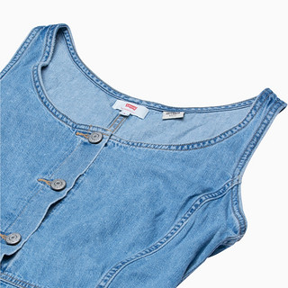 Levi's 李维斯 女士牛仔背带短裙 85457-0000 牛仔色 M