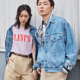 Levi's 李维斯 轻松浪系列 女士圆领短袖T恤 69973-0099 紫色 XS