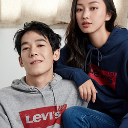 Levi's 李维斯 男女款连帽卫衣 19622-0007 藏蓝色 S