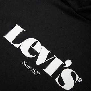 Levi's 李维斯 Fashion Fit系列 女士连帽卫衣 18487-0004 黑色 S