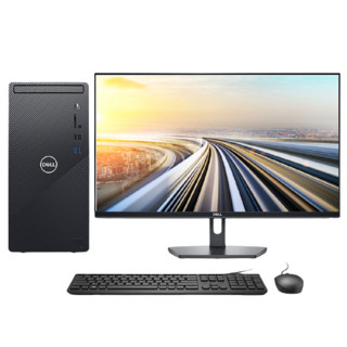 DELL 戴尔 灵越 3891 十一代酷睿版 23.8英寸 商务台式机 黑色 (酷睿i7-11700F、GTX 1660 Super 6G、16GB、512GB SSD、风冷)