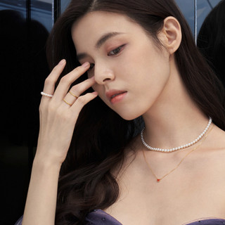 LUKFOOK JEWELLERY 六福珠宝 B01TBGR0027 女士素圈足金戒指