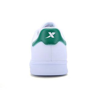XTEP 特步 女子运动板鞋 983218319266 白绿 37