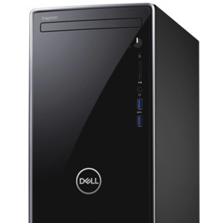 DELL 戴尔 灵越 3670 台式机 黑色 (酷睿i3-8100、核芯显卡、4GB、1TB HDD、风冷)