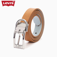 Levi's李维斯女士浅咖色牛皮革腰带38135-0009