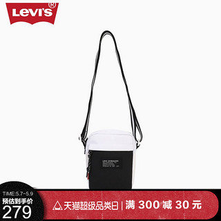 Levi's李维斯春夏新款黑白撞色单肩斜挎包38005-0211