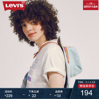 Levi's李维斯PRIDE彩虹系列纯棉休闲牛仔大檐帽38025-0075