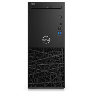 DELL 戴尔 成铭 3980 八代酷睿版 19.5英寸 商务台式机 黑色 (酷睿i3-8100、核芯显卡、4GB、1TB HDD、风冷)