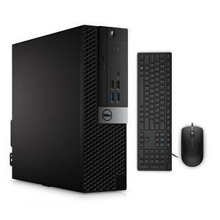 DELL 戴尔 OptiPlex 3050SFF 19.5英寸 台式机 黑色(酷睿i3-7100、核芯显卡、4GB、1TB HDD、风冷)