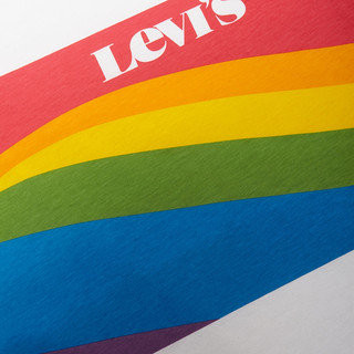 Levi's 李维斯 Pride彩虹系列 男女款圆领背心 56571-0015 白色 S