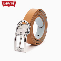 Levi's李维斯女士浅咖色牛皮革腰带38135-0009(浅咖色、85cm)