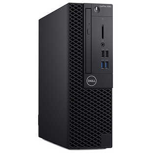 DELL 戴尔 OptiPlex 3060 SFF 奔腾版 27英寸 商务台式机 黑色 (奔腾G5400、核芯显卡、4GB、1TB HDD、风冷)