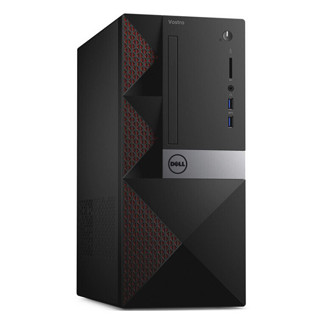 DELL 戴尔 Vostro 3668 23.6英寸 台式机 黑色(酷睿i5-7400、GT710、8GB、1TB HDD、风冷)