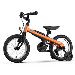 Ninebot九号儿童自行车3-6岁14寸男女款儿童单车（单速、女款红色）