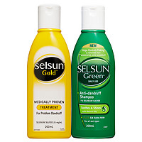 Selsun blue 洗发水套装 (强效去屑+舒缓去屑2)