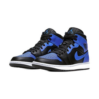 AIR JORDAN 正代系列 Air Jordan 1 Mid 男子篮球鞋 554724-077 皇家蓝 42.5