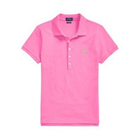 RALPH LAUREN 拉尔夫·劳伦 女士短袖POLO衫 WMPOKNINN820344 粉红色 M