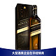 JOHNNIE WALKER 尊尼获加 Johnnie Walker 尊尼获加黑牌醇黑黑方威士忌原装进口洋酒700ml