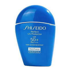 仅限1天！资生堂 蓝胖子白字款 新艳阳夏水动力透润防晒乳 SPF50+ PA+++ 50ML