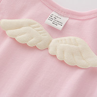 ROBERTA BY ROBERTA 婴幼儿小翅膀装饰纯棉连体衣