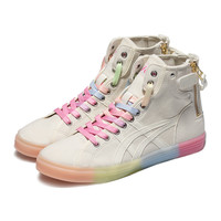 亚瑟士 ASICS女鞋DOUBLE CLUTCH高帮彩色运动复古休闲鞋 YS